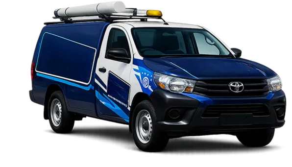 Service van parked on a Chifley street